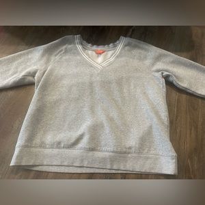 Joe fresh grey v neck sweatshirt